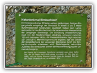 Naturdenkmal Birnbachloch